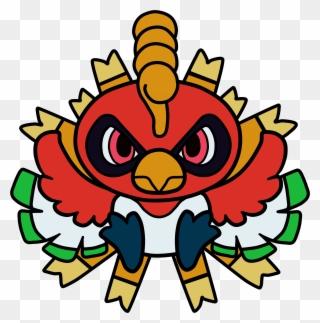 Ho-oh Pokedoll Art - Incineroar Clipart