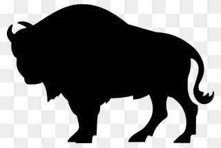Svg Wild Pasture Free Image Icon Silh - Buffalo Clipart - Png Download