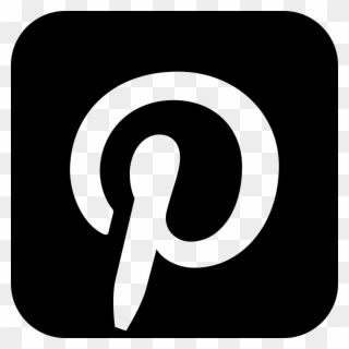 Pinterest Logo White Png Clip Art Royalty Free Library - Vecteur Logo Png Icone Transparent Png