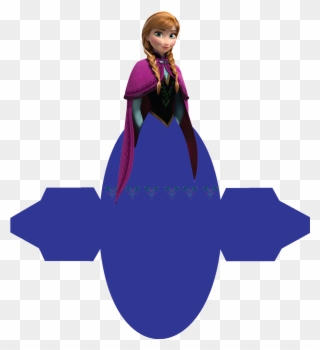 Vestido Anna, Fiesta Frozen, Frozen Party, Anna E Elsa, - Disney Frozen Anna Cardboard Cutout Clipart