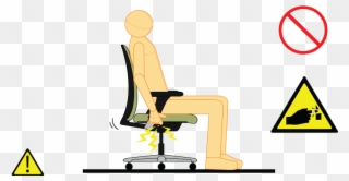 Please Don't Put Your Fingers Into The Gaps Of Revolving - Dont Stand On Chair Clipart