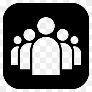 Group Of People Icon Png - People Icon White Png Clipart