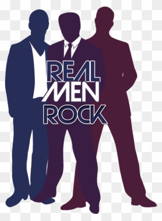 Real Men Rock - Illustration Clipart