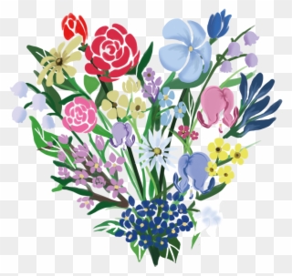 Flower Heart - Las Vegas Clipart