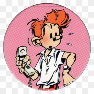 Caps > Spirou / Robbedoes 07 Siprou With Phone Clipart