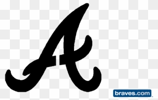 Atlanta Braves Logo Graphics And Comments - Atlanta A Pumpkin Stencil Clipart