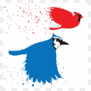 The Very Different Ways Cardinals And Blue Jays Get - Blue Jay Bird Gif Clipart