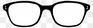 Nerdy Glasses Clipart Free Download Best On - Glasses Black And White - Png Download