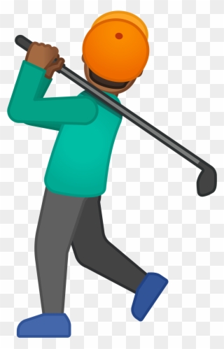 Open - Emoji Golf Clipart