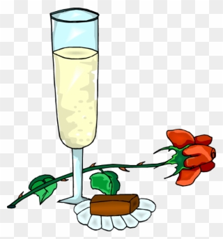 Hot Chocolate Clipart - Wine And Chocolate Clipart - Png Download