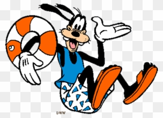 Minnie Mouse Mickey Donald Duck Daisy - Goofy At The Beach Clipart