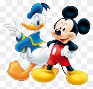 Disney Face Characters - Mickey Mouse Y Donald Clipart