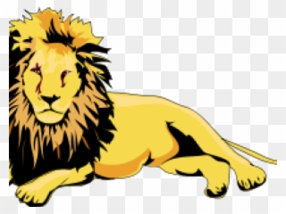 India Clipart Lion - Lion Laying Down Clipart - Png Download
