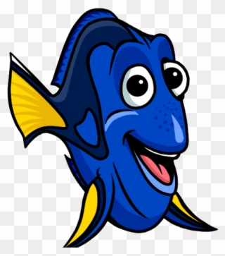 Dory Clipart Nemo And Dory Clipart At Getdrawings Free - Dory Fish Cartoon Png Transparent Png