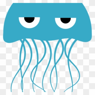 Clip Art Transparent Library Bird Hatenylo Com Angry - Blue Jellyfish Shower Curtain - Png Download
