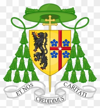 Arms Of Archbishop Marcel-françois Lefebvre, C - Coat Of Arms Cardinal Wuerl Clipart