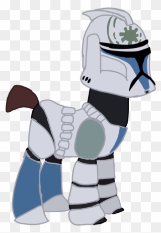 Jesse From Star Wars The Clone Wars In Mlp By Ripped-ntripps - Star Wars Clone Trooper My Little Pony Clipart