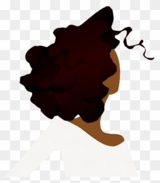 Easy Chunky Flat Twist-out Tutorial For Natural Hair - Illustration Clipart