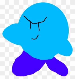 Blue Kirby - Kirby Clipart