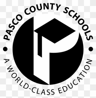 Pcs Emblem Logo Black And White Png - Pasco County School District Clipart