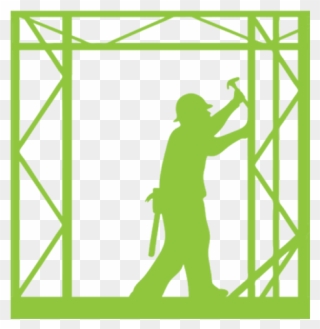 Post Construction/final Clean - Construction Workers Silhouette Clipart