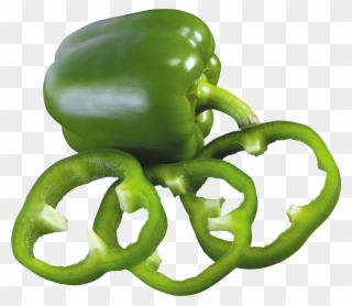 Clip Black And White Stock Bell Pepper Four Isolated - Green Pepper Png Transparent Png