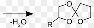 Formation Spiro Orthocarbonate Condensation Part 2 Clipart