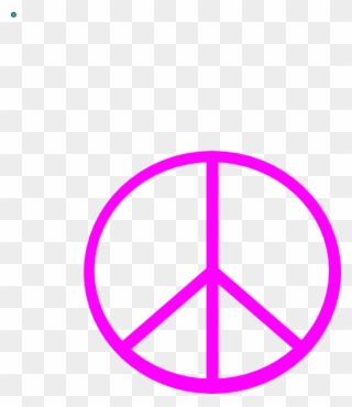 Peace Sign Clip Art - Draw A Peace Sign - Png Download