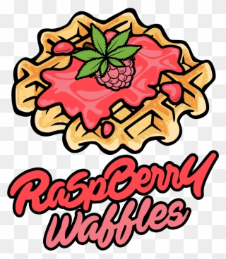 Raspberry Waffles - Raspberry Clipart