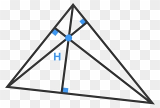 The Orthocenter Of A Triangle Is The Intersection Of - Portable Network Graphics Clipart