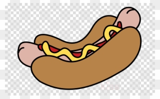 Clip Art Hotdog Clipart Hot Dog Clip Art - White Leaf Icon Transparent Background - Png Download