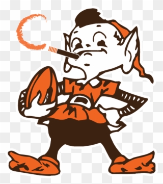 Pacers - Cleveland Browns Vintage Logo Clipart