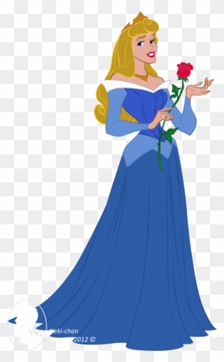 Gown Clipart El Vestido - Princesa Aurora Vestido Azul - Png Download