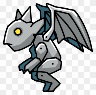 Gargoyle Clipart Side View - Mythical Creatures In Scribblenauts Remix - Png Download