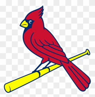 The 2019 Cardinals Carivan Rolls To Pepsi Arena At - Cardinals Bird On Bat Clipart