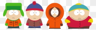 Picture - South Park 4 Characters Clipart