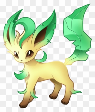 Leafeon Pokemon Ear Cape Robe Cosplay Dance Costume Clipart