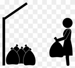 Garbage Storage - Free Material - Pictogram - ゴミ 置き場 イラスト フリー Clipart