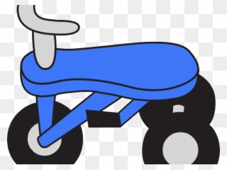 Blue Clipart Tricycle - Tricycle Clipart - Png Download
