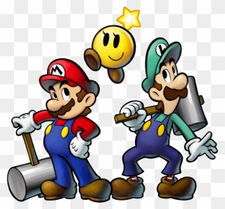 Mario Luigi And Starlow - Mario And Luigi Bowser's Inside Story Mario Clipart