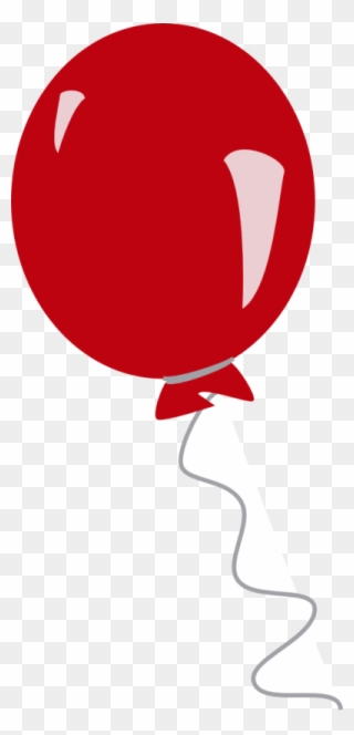 Red Balloon Clipart Free Clipart Images - Round Blue Balloon Png Transparent Png