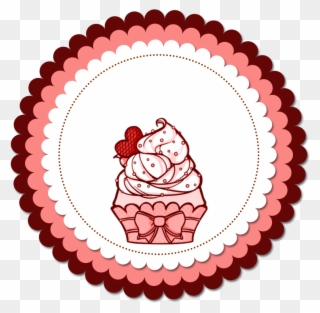 Logomarcas Gr Tis Tema Cupcakes Artes Tags - Cupcake Kawaii Clipart