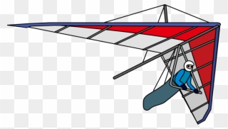 Gliding Wing Clip Art Transprent Hangglider - Hang Glider Png Transparent Png