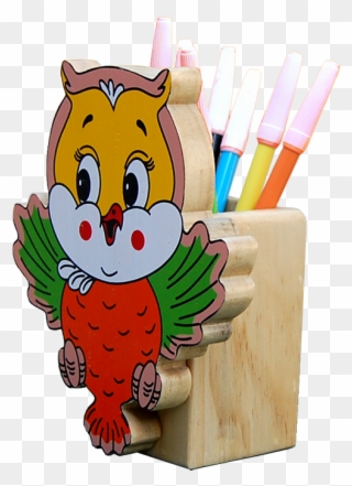 Wooden Toy Ab 74 - Owl Clipart