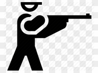 Shooter Clipart Target Shooting - Shooter Icon - Png Download