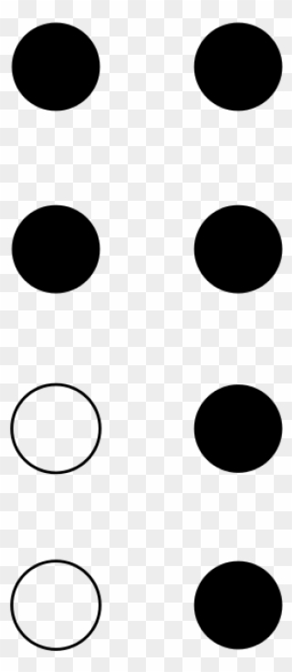 File - Braille8 Dots-142568 - Svg - Braille Clipart