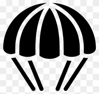 Parachute Filled Icon - Icon Clipart