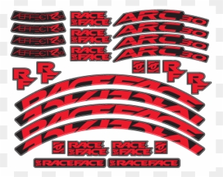 Components - Race Face Decals Clipart