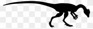 Dilophosaurus By Astrosaurus Art - Dilophosaurus Silhouette Clipart