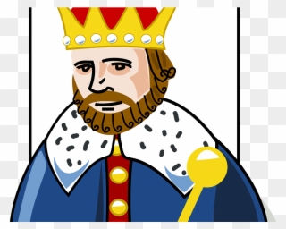 King King Cliparts - King Of Hearts Card Cartoon - Png Download